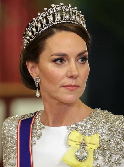 El de anoche se trataba del primer compromiso de Kate Middleton como princesa de Gales en el palacio de Bukingham.