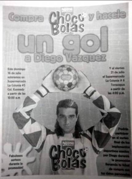 Martín fue la imagen de la campaña de las deliciosas 'Choco Bolas'.