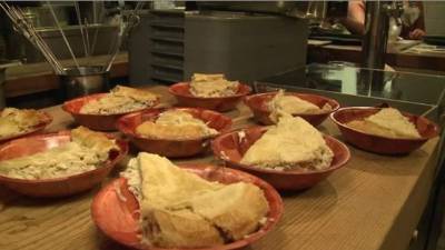 Un festín inspirados en los libros de Game of Thrones. Foto AFP.