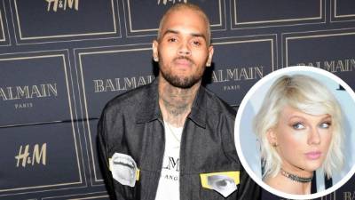 Chris Brown ataca a Taylor Swift.