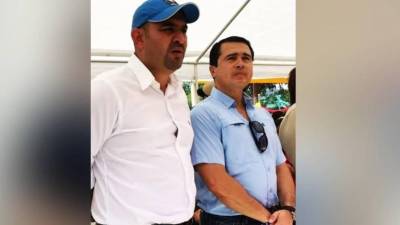 Mario José Cálix, acusado de tráfico de drogas, y Juan Antonio Hernández, condenado a cadena perpetua.