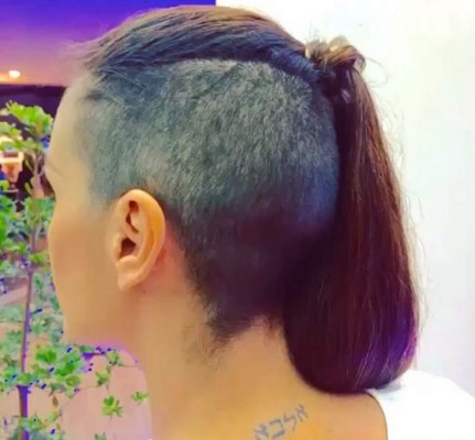 Miss Mundo Venezuela 1995 se rapa la cabeza