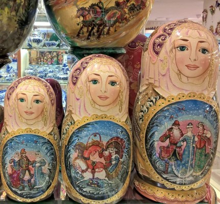 'Matrioshkas”, trocito de Rusia que se lleva cada visitante