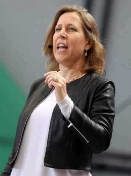 La presidenta ejecutiva de YouTube, Susan Wojcicki se dirige a los asistentes. El popular sitio de videos también presentó interesantes novedades que incluyen YouTube TV.