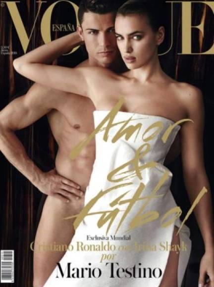 El flechazo fue inmediato entre estas dos atractivas y sensuales personalidades. La rusa y el portugués se hicieron pareja y juntos ilustraron la portada de Vogue España (donde él aparecía desnudo), fotografiados por Mario Testino.<br/>