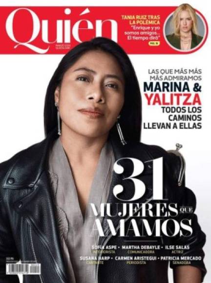 Cover febrero 2019 - Quién <br/><br/>Título: 31 mujeres que amamos.