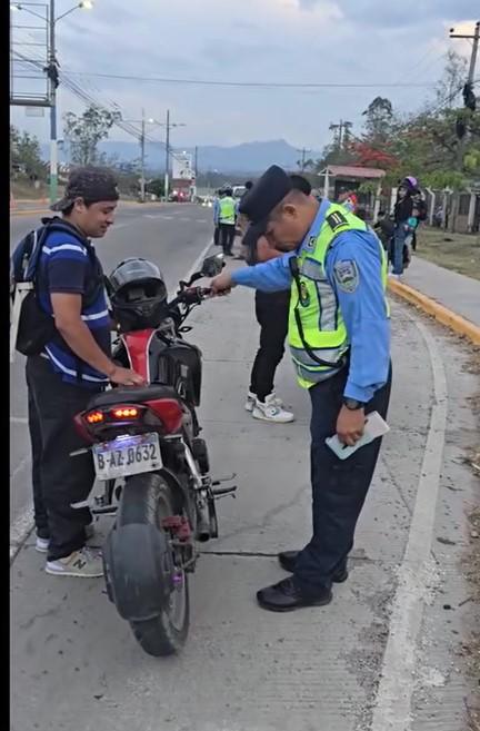 Siguatepeque le declara la guerra a las motos ruidosas; decomisaron más de 50
