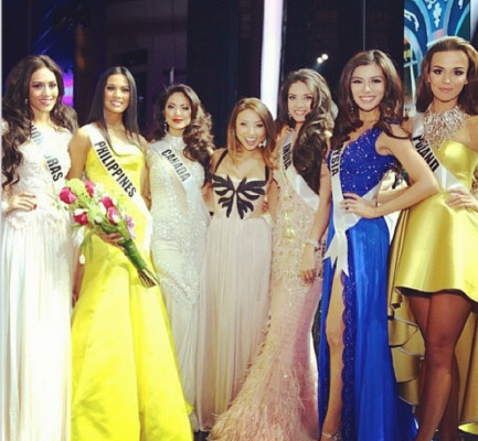 Miss Honduras se despide de Rusia