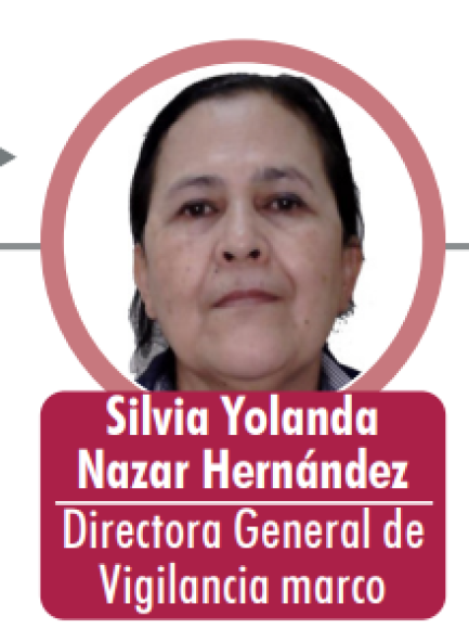Suegra de Víctor René Juárez. Ella ingresó a laborar a la Sesal el 1 de abril de 2005 y, actualmente, desempeña el cargo de directora general de la Dirección de General de Marco Normativo, con un sueldo mensual de L 78,753.61.