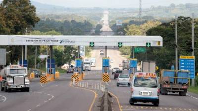 La caseta de peaje en la CA-5, cerca de Santa Cruz de Yojoa, Cortés, está lista para comenzar a operar.