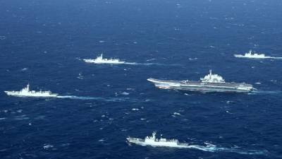 China posee una gigantesca flota de Marina, con la que según Taiwán, puede bloquear la isla.