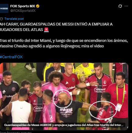 Messi se queda sin su guardaespaldas: la decisión de Leagues Cup por lo que hizo