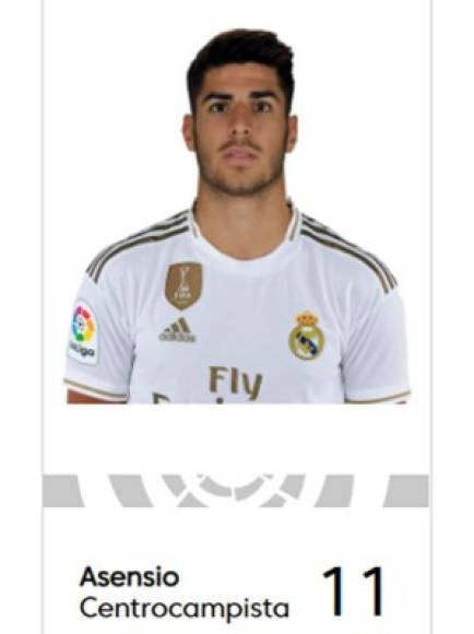 Marco Asensio (24 años) - El delantero hace un cambio de número de camiseta para esta nueva temporada y es uno sorprendente. El español, según figura en la web de la Liga Española, usará ahora el dorsal ‘11’ que deja vacante Gareth Bale que se marchará al Tottenham. El gales utilizó ese número durante las siete temporadas que ha estado en el club blanco.