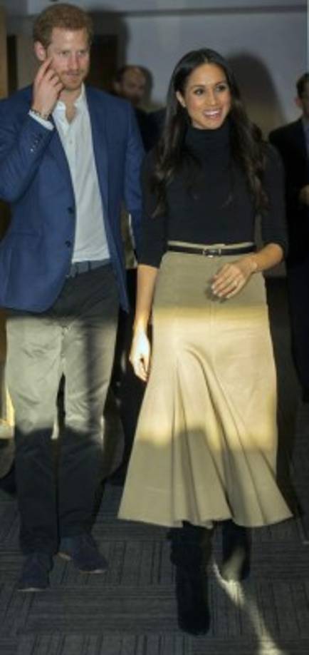 Estes fue el primero de numerosos compromisos públicos antes de la boda en el castillo de Windsor en mayo, en un día todavía por precisar.