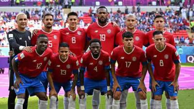 El 11 titular de Costa Rica que derrotó 1-0 a los japoneses.