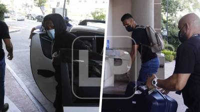 Romell Quioto y Alex López se incorporaron a la concentración de la Selección de Honduras.