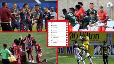 Así quedó la tabla de posiciones del Torneo Apertura 2021 tras la disputa de la jornada 12.