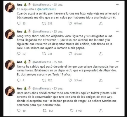 Martha Figueroa, conductora de 'Hoy', defiende a su hijo luego de ser acusado de abuso