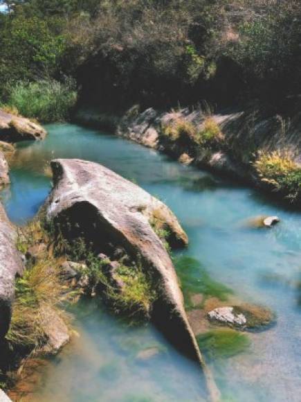 Celestes aguas del río Coyolar, Nueva Armenia, Francisco Morazán. Foto: All Trails