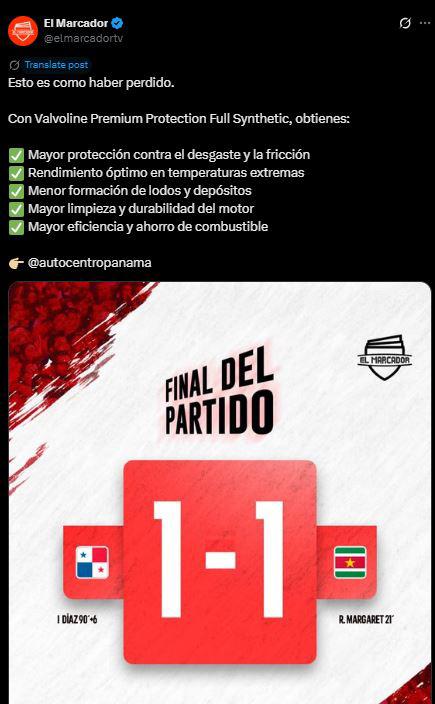 Chepe Bomba, resignado y sorprende tras el Panamá vs Surinam: Es una pesadilla