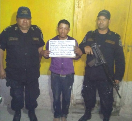 Lo capturan por suponerlo abusar de niña de dos años en Intibucá