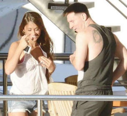 Messi disfruta de sus vacaciones en Italia