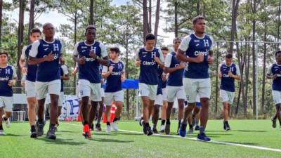 La selección de Honduras comenzó este martes un nuevo microciclo. Foto Fenafuth.