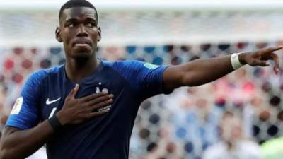 Pogba fue clave para el título de Copa del Mundo que logró Francia en el Mundial de Rusia. FOTO AFP.