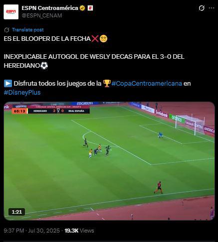 Prensa no perdona a Real España y ticos se mofan tras goleada: Inexplicable