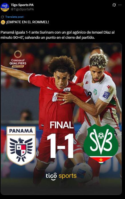 Chepe Bomba, resignado y sorprende tras el Panamá vs Surinam: Es una pesadilla