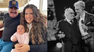 Camila y su padre Alejandro Fernández han expresado su amor por el patriarca de la familia, Vicente Fernández.
