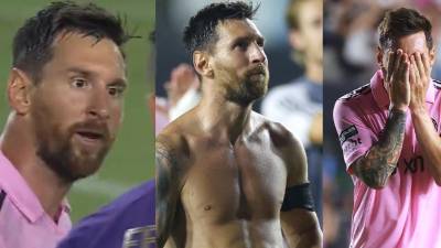 Messi vivió con mucha intensidad su primer clásico en Estados Unidos. El astro argentino tuvo momentos de alegrías, enfados y polémicas.