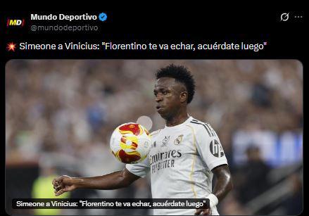 Real Madrid da golpe al Atlético, polémica y el agarrón entre Vini y Simeone