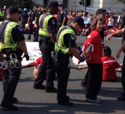 Activistas de reforma migratoria arrestadas en Washington