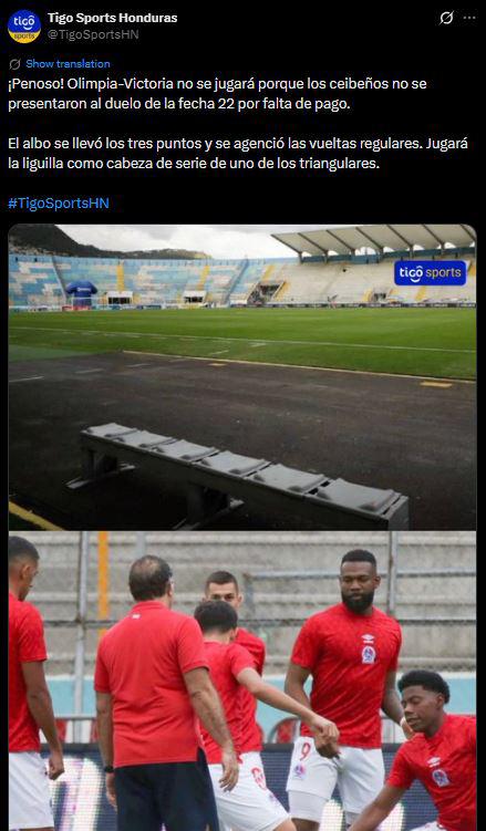 Enfado e indignación por lo que pasó en el Olimpia-Victoria: vergüenza