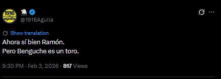 Benguché provoca revuelo en México y piden fichaje; famoso argentino responde