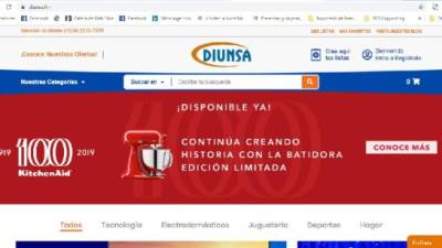 La nueva tienda en línea de Diunsa es una propuesta integral que cumple con las expectativas de los consumidores hondureños.