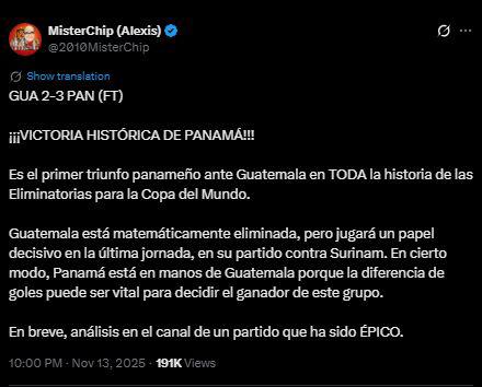 Revuelo en Panamá y Chepe Bomba deja mensaje a Guatemala tras eliminación