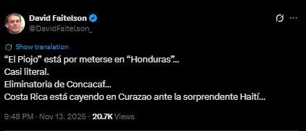 Señalan al culpable tras caída de Honduras vs Nicaragua y famosos reaccionan