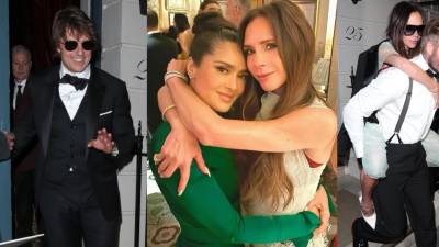 David Beckham y los invitados a la fiesta de cumpleaños 50 de Victoria disfrutaron de una noche inolvidable. La empresaria y diseñadora de modas celebró sus 50 años de vida acompañada de otras estrellas como Tom Cruise, Salma Hayek y Eva Longoria, además de las Spice Girls.