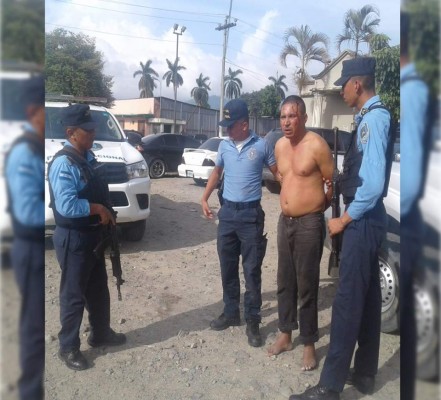 Policía frustra fuga de reo en los juzgados de El Progreso, Yoro