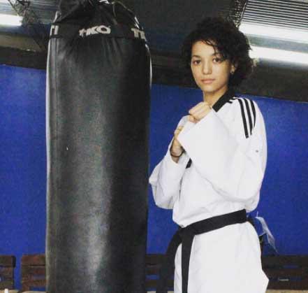 <b>Riccy Joan Talbott Reyes </b> espera llegar lejos en el Mundial de Taekwondo.