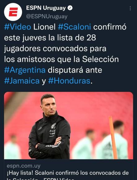 ESPN de Uruguay.