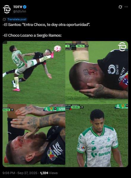 Choco Lozano provoca indignación por lo que le hizo a Sergio Ramos: Con él no