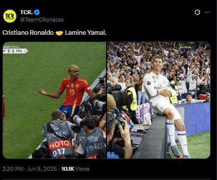 Otro festejo de Yamal a lo Cristiano, baile, reacción de Mbappé y pesadilla de Francia