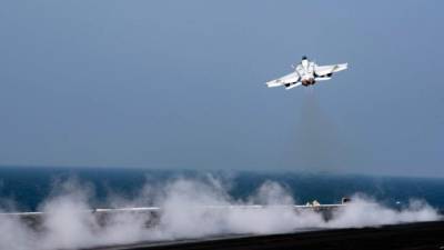 El avión leal al régimen de Damasco fue derribado por un F/A-18E Super Hornet estadounidense. Foto: AFP