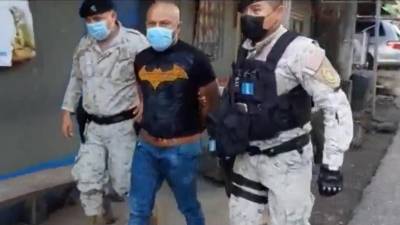 Marvin Adony Sánchez, alias “El Pelón”, fue capturado en la comunidad Modesto Méndez.