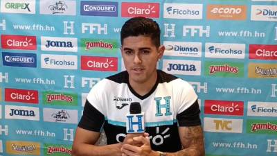 Luis Palma en conferencia de prensa tras goleada de Honduras ante Trinidad y Tobago.