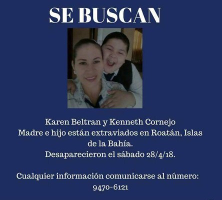 Madre y su hijo desaparecen en San Pedro Sula