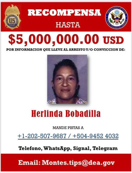 “Se hace entrega formal de la ciudadana hondureña Herlinda Bobadilla a las autoridades de Estados Unidos (...) para que sea juzgada por la Corte del Distrito de Virginia”, anunció el director de las Fuerzas Especiales, comisionado Miguel Pérez, al leer el acta de extradición.